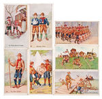 "BOY SCOUT SERIES" NEAR SET OF COFFEE CARDS.