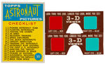 "ASTRONAUTS" 3-D TOPPS GUM CARD SET WITH GLASSES.