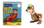 "MECHANICAL HOPPING YOGI BEAR" BOXED BY LINE MAR.