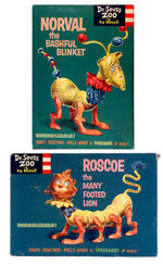 "DR. SEUSS ZOO BY REVELL" SNAP-TOGETHER FIGURES BOXED.