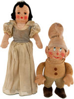 SNOW WHITE & DOPEY KRUEGER DOLL PAIR.