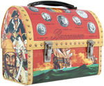 "BUCCANEER" METAL DOME LUNCHBOX & THERMOS.