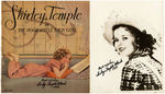 SHIRLEY TEMPLE SIGNED PAIR.
