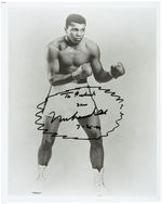 MUHAMMAD ALI SIGNED PHOTO.