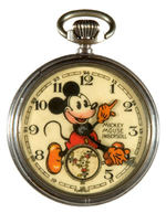 "MICKEY MOUSE INGERSOLL" ENGLISH POCKET WATCH (2ND VERSION).