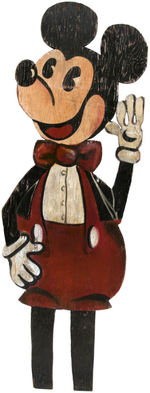 MICKEY MOUSE LARGE FOLK ART FIGURE.