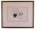 BUSTER BROWN AND TIGE ORIGINAL ART W/INSCRIPTION AND SIGNATURE BY R. F. OUTCAULT.