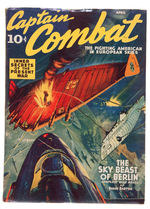 "CAPTAIN COMBAT SUPER ACE" FIRST ISSUE PULP.