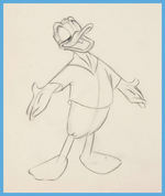 DONALD'S DREAM VOICE PRODUCTION DRAWING FEATURING DONALD DUCK.