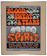 "BLOOD, SWEAT & TEARS" CONCERT POSTER.