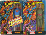 "SUPERMAN" LARGE SIZE BOXED MEGO FIGURE SET OF FOUR.