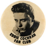 EDDIE COCHRAN BUTTON/CARD TRIO.