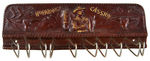 "HOPALONG CASSIDY" TIE/BELT RACK.