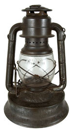 "W.P.A. IN OHIO U.S. PROPERTY" KEROSENE LANTERN BY DEITZ.