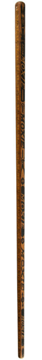 "MOXIE" ADVERTISING YARDSTICK CANE.