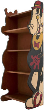 HORACE HORSECOLLAR & CLARABELLE COW BOOKSHELF.