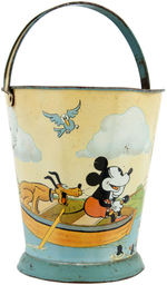 MICKEY MOUSE & FRIENDS "NO FISHING" SAND PAIL.