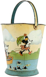 MICKEY MOUSE & FRIENDS "NO FISHING" SAND PAIL.