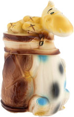 "THE FLINTSTONES" - DINO FIGURAL CERAMIC COOKIE JAR.