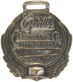 RARE WATCH FOB FOR "THE CURTISS AEROPLANE CO. BUFFALO, N.Y.U.S.A."