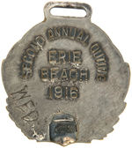 RARE WATCH FOB FOR "THE CURTISS AEROPLANE CO. BUFFALO, N.Y.U.S.A."