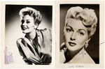 HOLLYWOOD ACTRESSES SIGNED PHOTO TRIO.