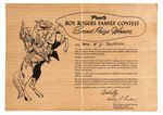 "ROY ROGERS/POST'S FAMILY CONTEST SECOND PRIZE WINNER" NOTIFICATION.