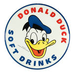 "DONALD DUCK SOFT DRINKS" CELLO STORE SIGN.