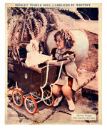 "SHIRLEY TEMPLE DOLL CARRIAGES" ADVERTISING PHOTO.