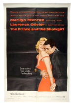 MARILYN MONROE "THE PRINCE AND THE SHOWGIRL" MOVIE POSTER.