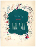 "FANTASIA" SPECIALTY LETTER WITH MOVIE PROGRAM.