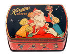 "HARVINO TOFFEE" TIN WITH SANTA.