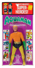 "AQUAMAN" KRESGE REORDER VERSION RAREST CARDED MEGO ACTION FIGURE.