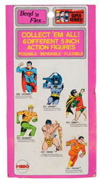 "BATMAN BEND 'N FLEX" MEGO FIGURE ON CARD.