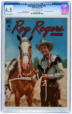 CGC-CRADED COWBOY COMIC BOOK LOT INCLUDING ROY ROGERS.