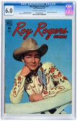 CGC-CRADED COWBOY COMIC BOOK LOT INCLUDING ROY ROGERS.