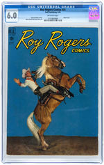 CGC-CRADED COWBOY COMIC BOOK LOT INCLUDING ROY ROGERS.