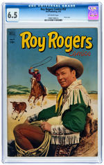 CGC-CRADED COWBOY COMIC BOOK LOT INCLUDING ROY ROGERS.