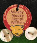 "MICKEY MOUSE" SMALLEST SIZE STEIFF DOLL.