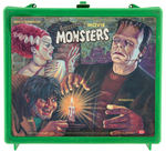 "UNIVERSAL'S MOVIE MONSTERS" CANADIAN PLASTIC LUNCHBOX.