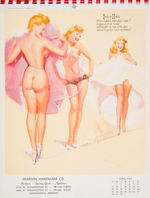 TOP PIN-UP ARTISTS CALENDAR TRIO.