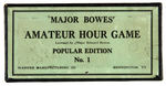 "MAJOR BOWES ORIGINAL AMATEUR HOUR GAME" & CLOCK.