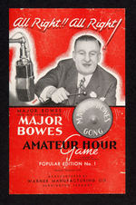 "MAJOR BOWES ORIGINAL AMATEUR HOUR GAME" & CLOCK.