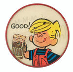 DENNIS THE MENACE DRINKS A&W ROOTBEER FLASHER.