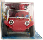 "THE AMAZING SPIDER-MAN CAR & BOAT WITH TRAILER" CARDED SET.