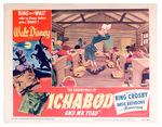 "THE ADVENTURES OF ICHABOD AND MR. TOAD" LOBBY CARD.