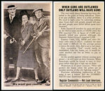 ANTI-GUN CONTROL LBJ/HHH SPOOF LOT OF 15 HANDOUTS.