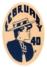 RARE LI'L ABNER PHILA. AREA HIGH SCHOOL BUTTON.