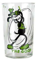 "THE GOOF" RARE ATHLETIC SERIES GLASS.