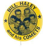 CLASSIC ROCK AND ROLL BILL HALEY BUTTON.